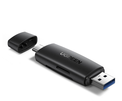 Czytnik kart SD UGREEN Czytnik kart SD micro SD USB-A USB-C 6957303805860